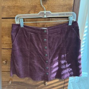 Abercrombie Corduroy Skirt